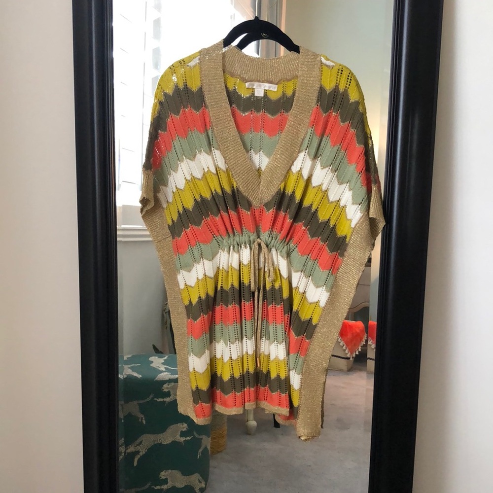 Boston proper cover-up tunic S glittery